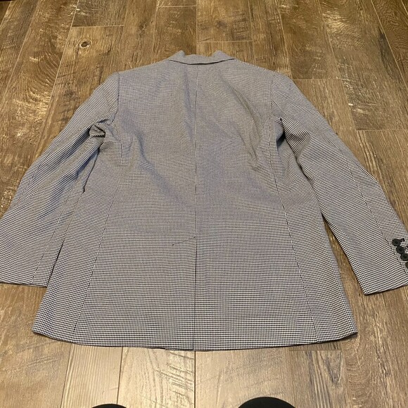 French Connection Women’s 6 Houndstooth Suit Set Black White Preppy Office NWT‎ - Picture 4 of 16